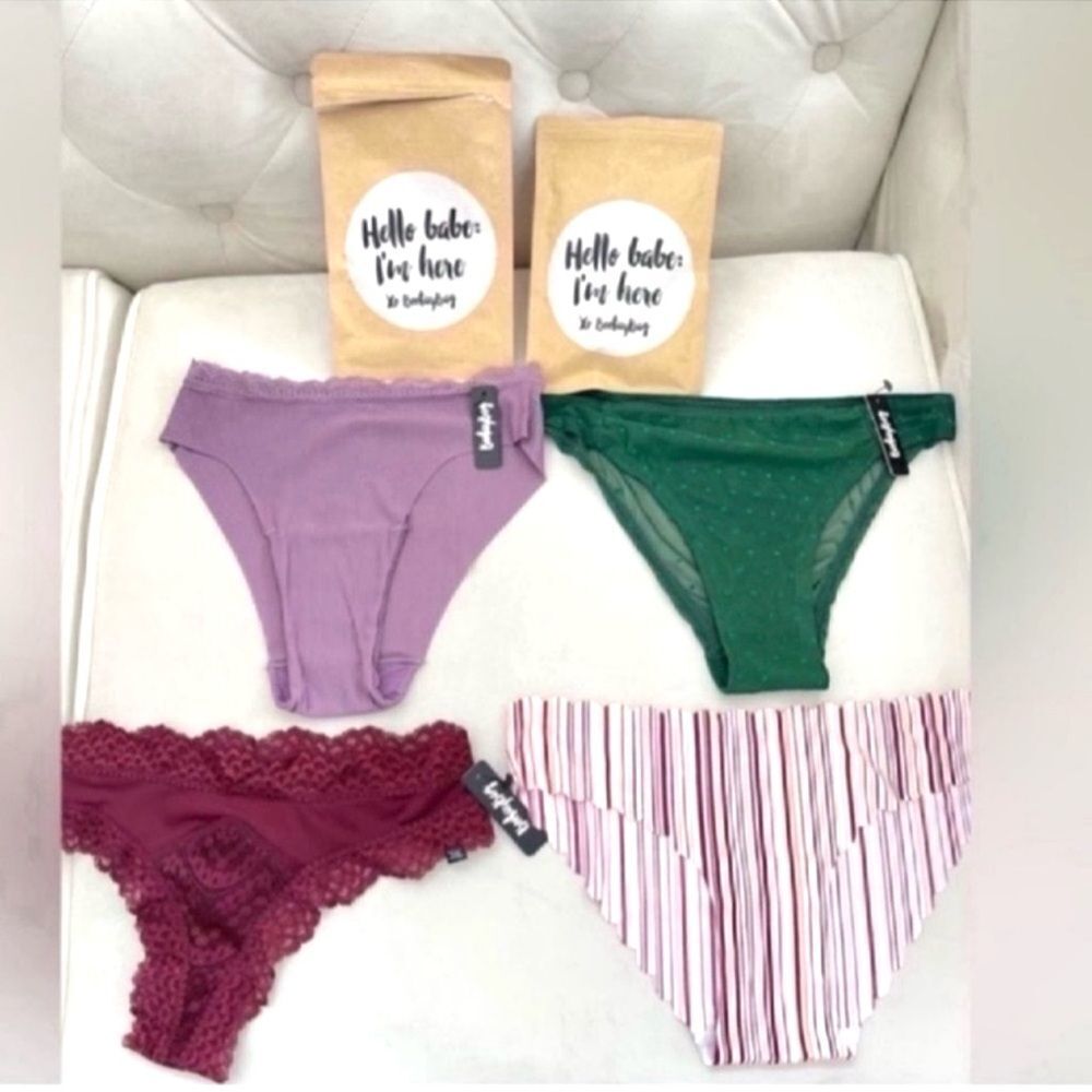 NWT BootayBag set of 4 panties Size Small
